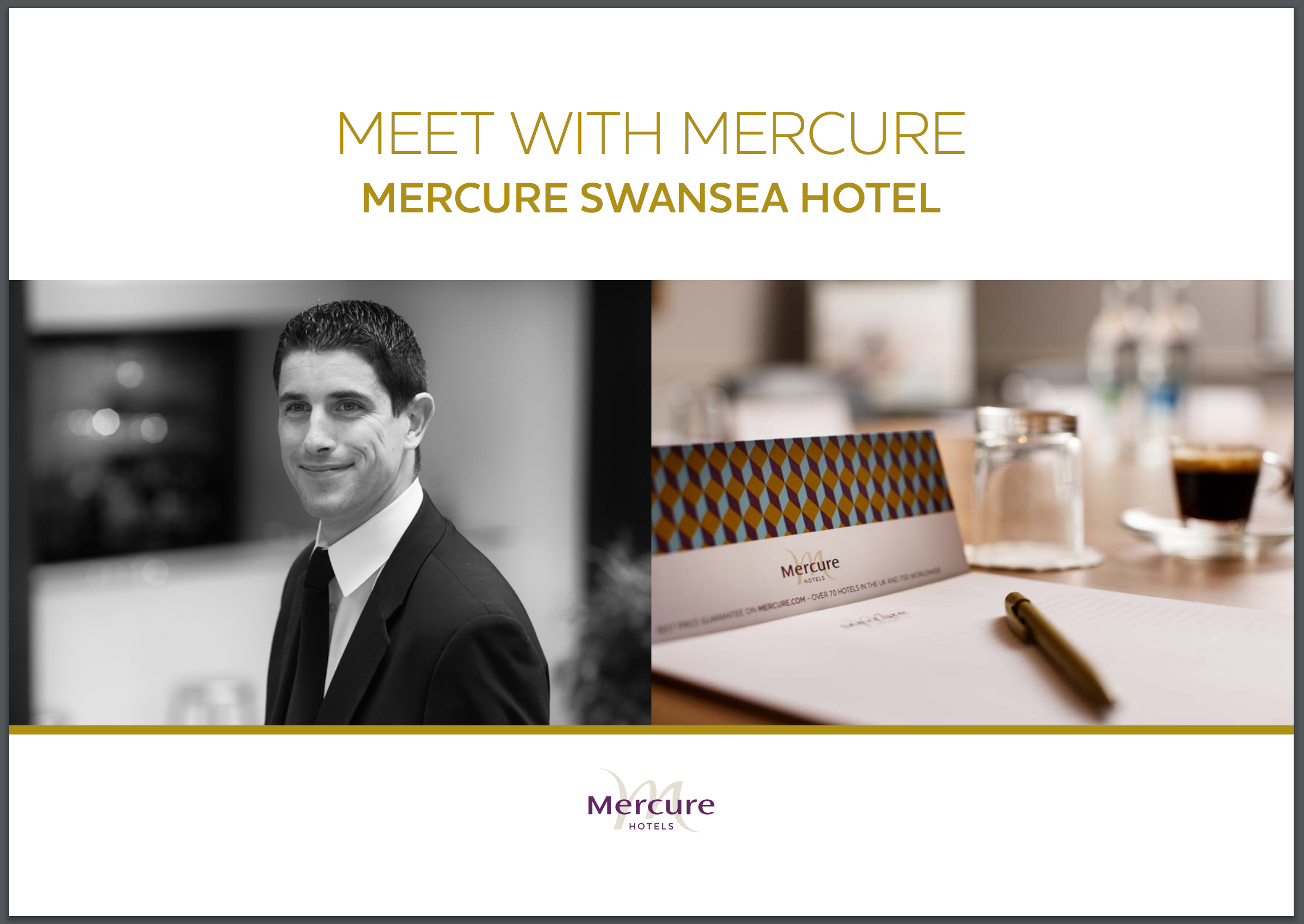 Mercure Swansea Hotel Meetings Brochure Cover