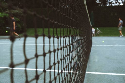 Unplash image, tennis court, Sam Bloom
